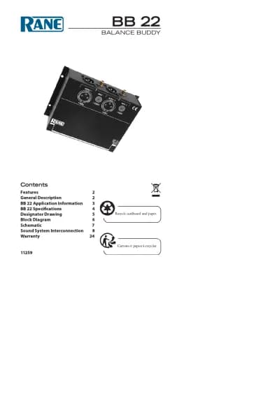 Rane BB 22