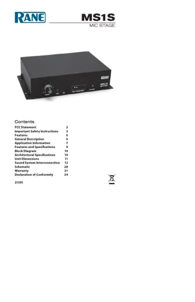 Rane MS1S
