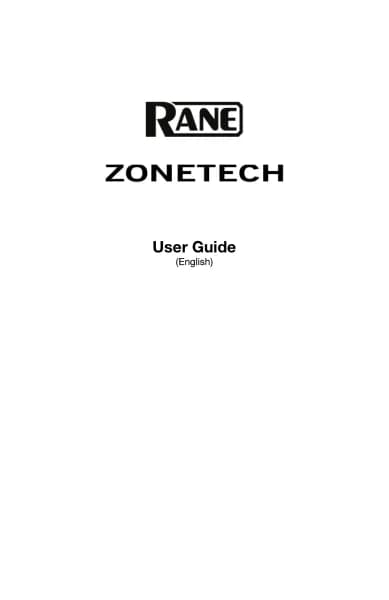 Rane Zonetech