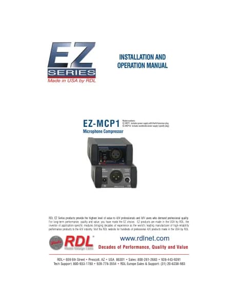 RDL EZ-MCP1