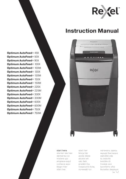 Rexel Optimum AutoFeed+ 100X