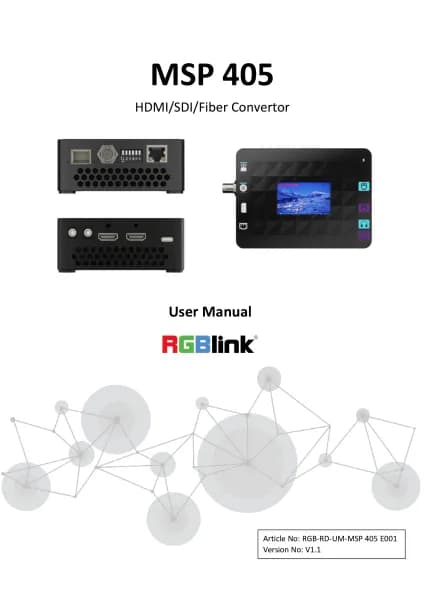 RGBlink MSP 405