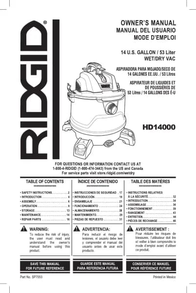 RIDGID HD14000