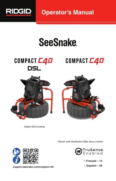RIDGID SeeSnake Compact C40 DSL