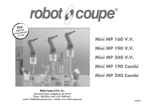 Robot Coupe Mini MP 160 V.V.