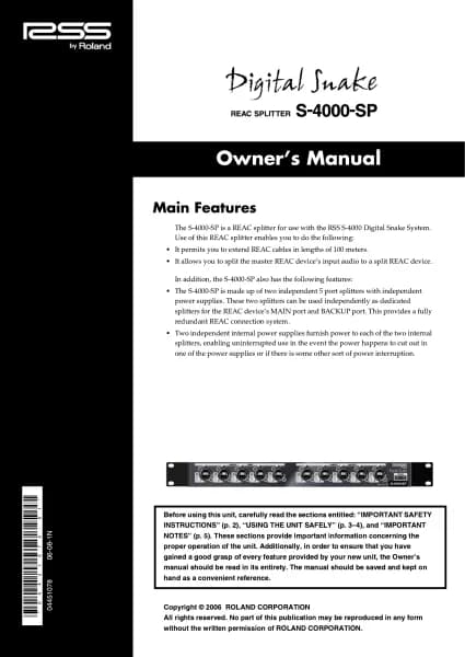 Roland S-4000-SP
