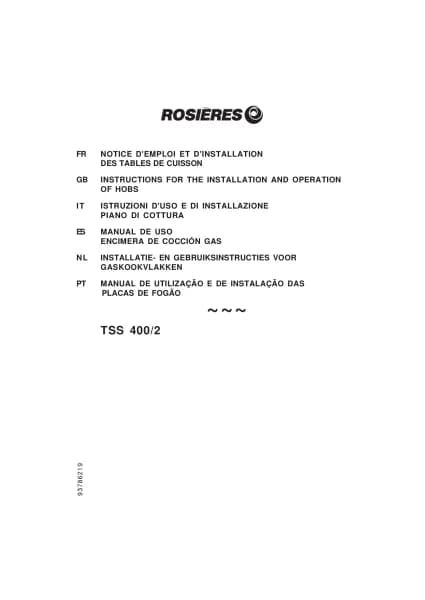 Rosieres PCTSS400