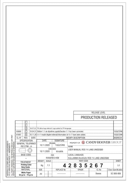 Rosieres RDK6GR4M