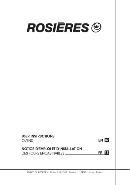 Rosieres RFAZ8573IN