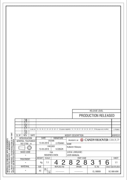Rosieres RFB72T