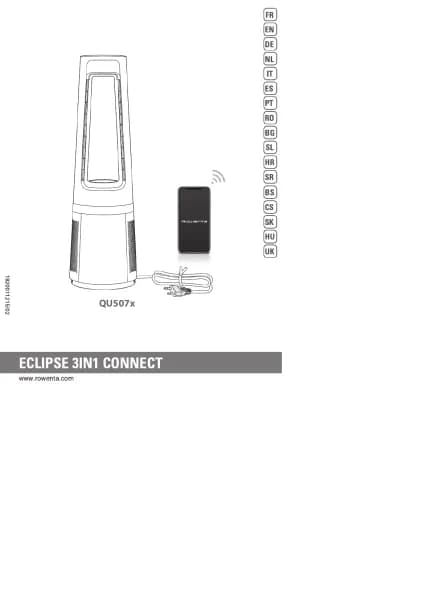 Rowenta Eclipse 3in1 Connect QU5072