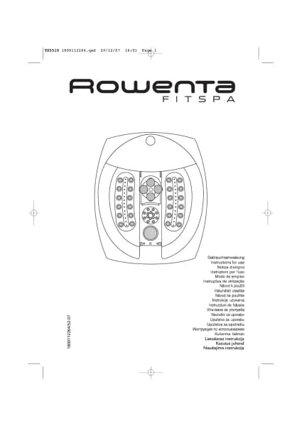 Rowenta FitSpa TS5510