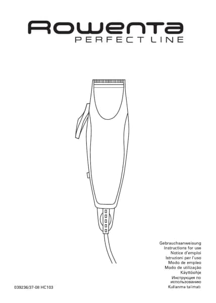Rowenta Perfect Line HC1037