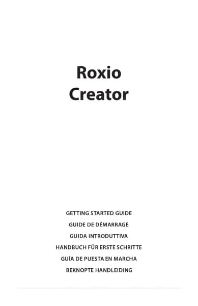 Roxio Creator 2012