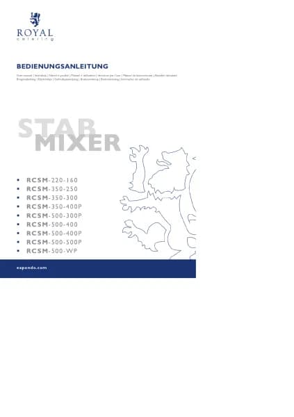 Royal Catering RCSM-500-WP