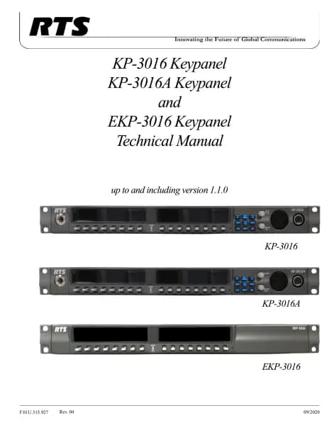 RTS KP-3016A