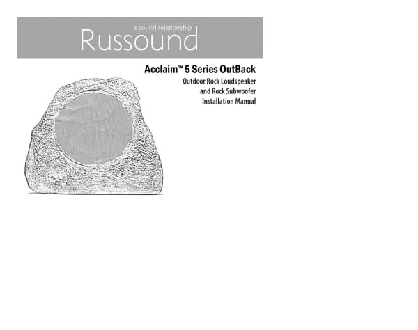 Russound Acclaim 5 Outback 5R82Mk2