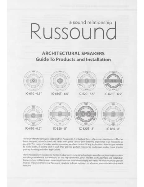 Russound IC-620T