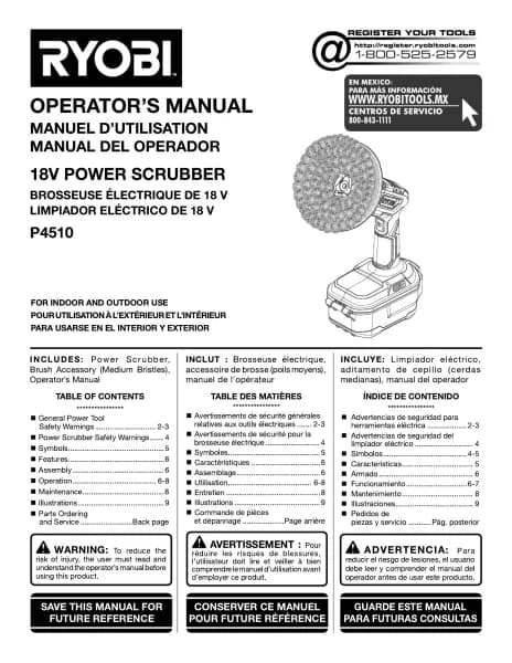 Ryobi One+ P4510K