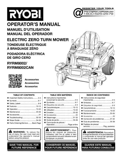Ryobi RYRM8021