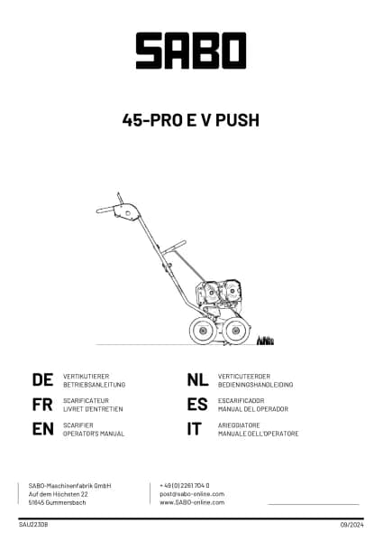 Sabo 45-PRO E V PUSH