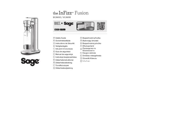 Sage the InFizz Fusion BCA800