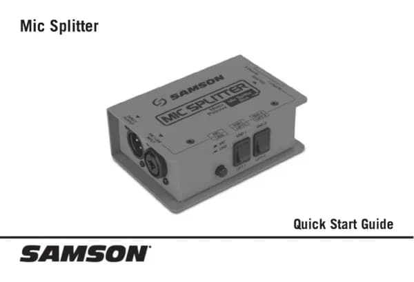 Samson Mic Splitter