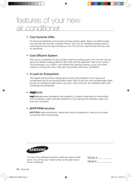 Samsung AQ12AWA