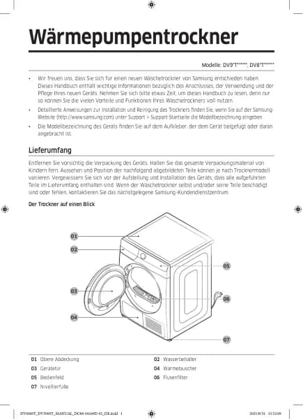 Samsung DV90T6240LK/S2