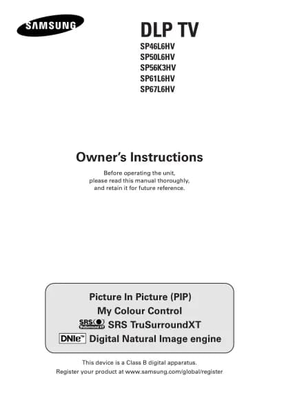 Samsung SP-56K3HV