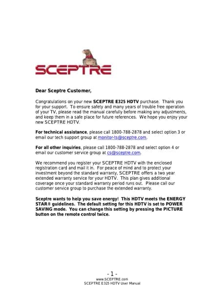Sceptre E325BV-HD