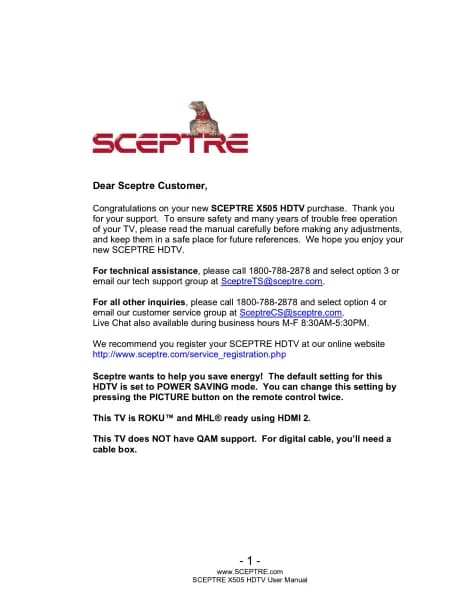 Sceptre E505BV-FMQR