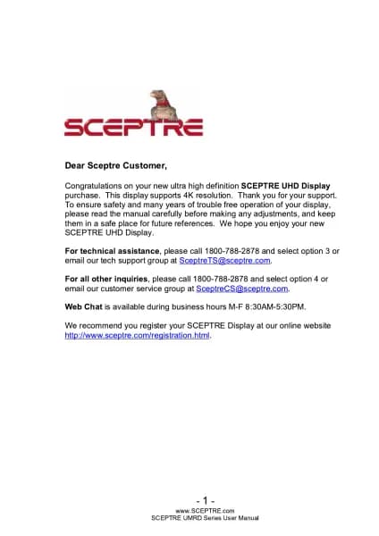 Sceptre U515CV-UMRDD
