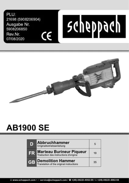 Scheppach AB1900 SE