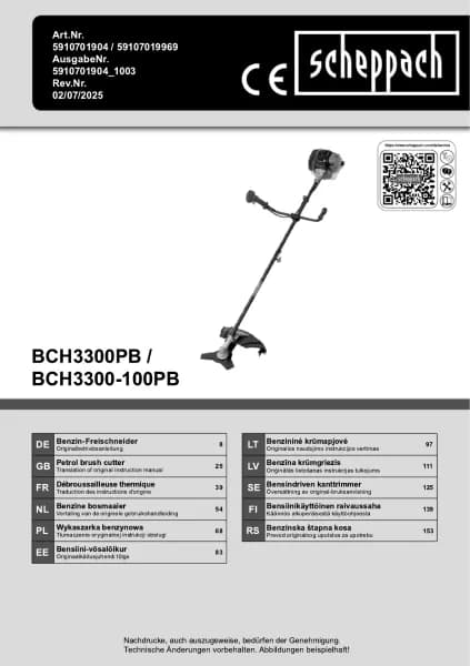 Scheppach BCH3300PB
