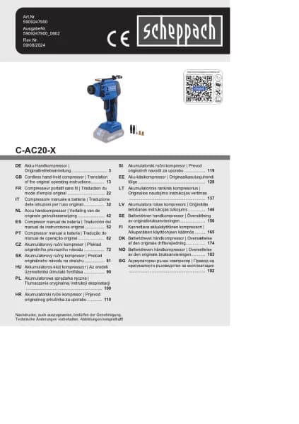 Scheppach C-AC20-X