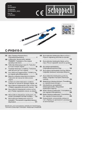 Scheppach C-PHS410-X