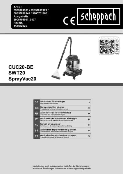 Scheppach CUC20-BE