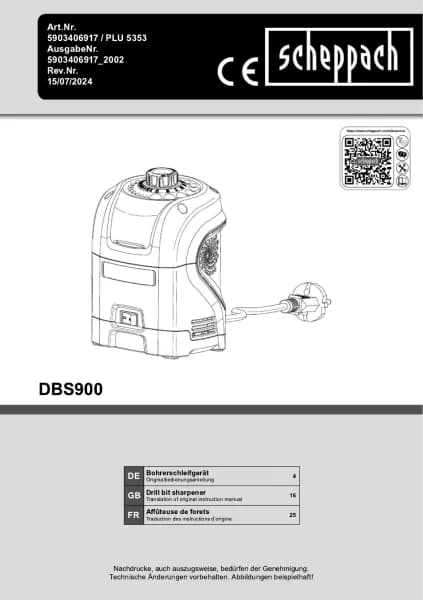 Scheppach DBS900