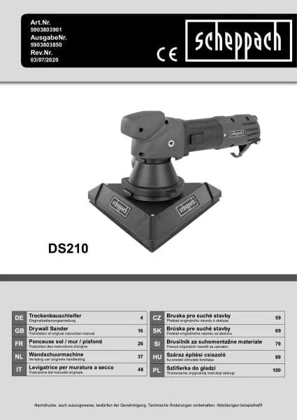 Scheppach DS210
