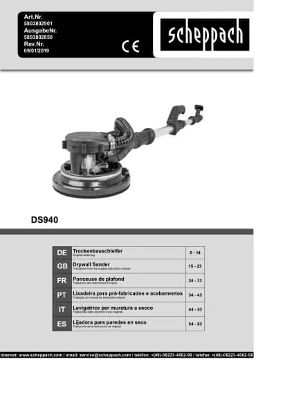 Scheppach DS940