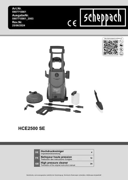 Scheppach HCE2500 SE