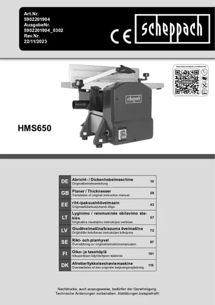 Scheppach HMS650