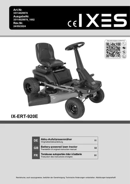 Scheppach IX-ERT-920E