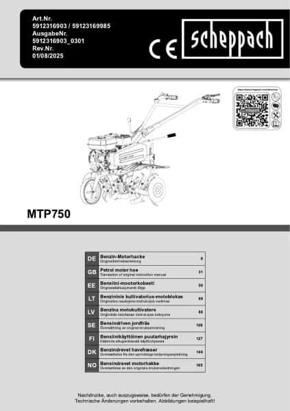 Scheppach MTP750