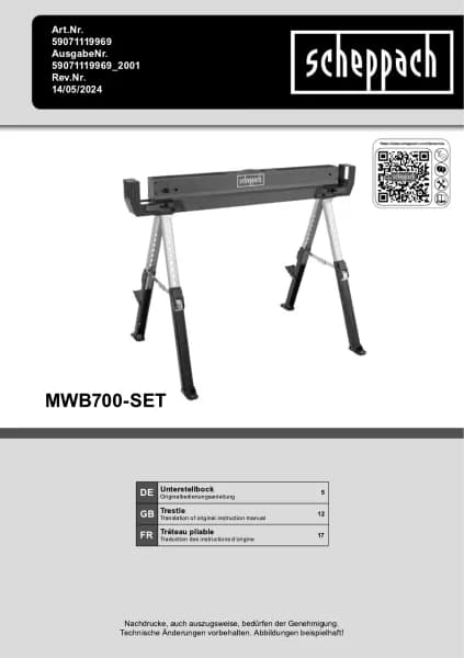 Scheppach MWB700
