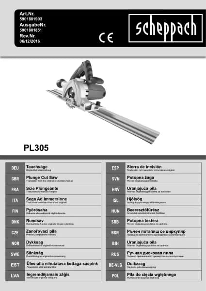 Scheppach PL305