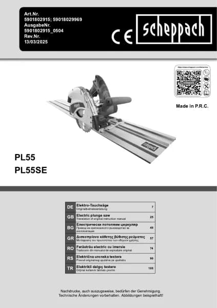 Scheppach PL55 SE