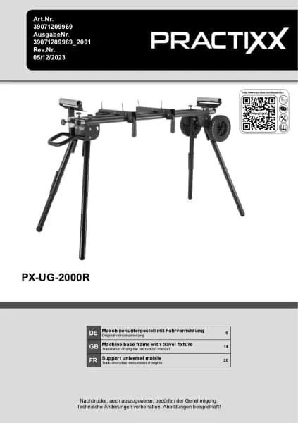 Scheppach PX-UG-2000R