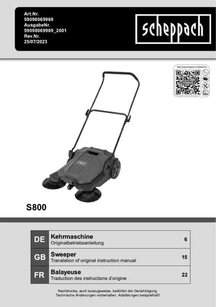 Scheppach S800
